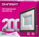 Миниатюра изображения товара Прожектор Онлайт OFL-200-6.5K-BL-IP65-LED / 14345