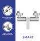 Миниатюра изображения товара Смеситель Cersanit Smart 64511