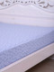 Миниатюра изображения товара Простыня Luxsonia Трикотаж на резинке 90x200 / 2153 (бабочки сиреневый)