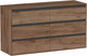 Миниатюра изображения товара Комод Интермебель Рио-4 Р-004 (дуб крафт табачный/графит серый)