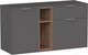 Миниатюра изображения товара Тумба Интермебель Рио-7 Р-007 (графит серый/дуб крафт табачный)