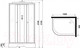 Миниатюра изображения товара Душевая кабина Niagara Eco E120/80/26R/TN 120x80x215