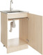 Миниатюра изображения товара Шкаф под мойку No Brand 50 ЛДСП/512500 (венге светлое/дуб млечный)