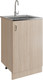 Миниатюра изображения товара Шкаф под мойку No Brand 50 ЛДСП/512500 (венге светлое/дуб млечный)