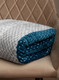 Миниатюра изображения товара Плед TexRepublic Deco Lux Полосы Фланель 150x200 / 90690 (синий)