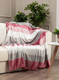 Миниатюра изображения товара Плед TexRepublic Deco Lux Полосы Фланель 150x200 / 90691 (розовый)