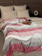 Миниатюра изображения товара Плед TexRepublic Deco Lux Полосы Фланель 150x200 / 90691 (розовый)