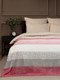 Миниатюра изображения товара Плед TexRepublic Deco Lux Полосы Фланель 150x200 / 90691 (розовый)