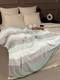 Миниатюра изображения товара Плед TexRepublic Deco Lux Полосы Фланель 200x220 / 90693 (зеленый)