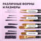 Миниатюра изображения товара Набор кистей Brauberg Синтетика / 201028 (10шт)