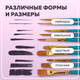 Миниатюра изображения товара Набор кистей Brauberg Синтетика / 201030 (10шт)