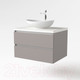Миниатюра изображения товара Тумба под умывальник Дабер 002 / Т2.8.0.4Б (серый/белый)