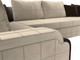 Миниатюра изображения товара Диван П-образный Лига Диванов Николь П-образный 105 / 60348 (микровельвет, бежевый)