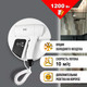 Миниатюра изображения товара Фен настенный Puff 1202B (белый)