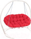 Миниатюра изображения товара Диван подвесной M-Group Мамасан / 12120106 (белый/красная подушка)