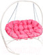 Миниатюра изображения товара Диван подвесной M-Group Мамасан / 12120108 (белый/розовая подушка)