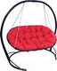 Миниатюра изображения товара Диван подвесной M-Group Мамасан / 12120406 (черный/красная подушка)