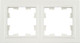 Миниатюра изображения товара Рамка для выключателей и розеток IEK Brite BR-M22-K36 (жемчуг)