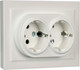 Миниатюра изображения товара Розетка IEK Brite BR-R21-16-K36-F (жемчуг)
