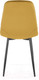 Миниатюра изображения товара Стул Halmar K417 (горчичный/черный)