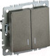 Миниатюра изображения товара Выключатель IEK Brite BR-V20-1-10-K45 (темная бронза)