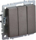 Миниатюра изображения товара Выключатель IEK Brite BR-V30-0-10-K45 (темная бронза)