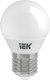 Миниатюра изображения товара Лампа IEK G45 5 Вт 400lm 3000K E27 / LL-I-G45-5-230-30-E27