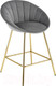Миниатюра изображения товара Стул барный Halmar H112 (серый/золото)