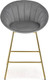 Миниатюра изображения товара Стул барный Halmar H112 (серый/золото)