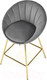 Миниатюра изображения товара Стул барный Halmar H112 (серый/золото)