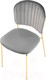 Миниатюра изображения товара Стул Halmar K499 (серый/золотой)