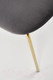 Миниатюра изображения товара Стул Halmar K499 (серый/золотой)