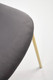 Миниатюра изображения товара Стул Halmar K499 (серый/золотой)