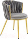Миниатюра изображения товара Стул Halmar K517 (серый/золотой)