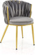 Миниатюра изображения товара Стул Halmar K517 (серый/золотой)