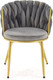 Миниатюра изображения товара Стул Halmar K517 (серый/золотой)