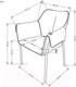 Миниатюра изображения товара Стул Halmar K522 (серый/черный)