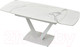 Миниатюра изображения товара Обеденный стол M-City Alatri 120 Gloss / 614M04391 (Staturio White Solid Ceramic/White)
