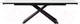 Миниатюра изображения товара Обеденный стол M-City Livorno 180 Matt / 614M04282 (White Marble Solid Ceramic/Black)