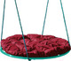 Миниатюра изображения товара Качели подвесные M-Group Гнездо 0.6м 17019902 (бордовая подушка)