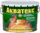 Миниатюра изображения товара Защитно-декоративный состав Акватекс 2в1 (9л, ваниль)
