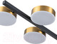 Миниатюра изображения товара Потолочный светильник ESCADA 10266/6LED (черный/латунь)