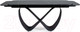 Миниатюра изображения товара Обеденный стол Signal Infinity Ceramic 160-240x95 (черный Azario Black/черный матовый)