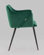 Миниатюра изображения товара Стул Stool Group Джоэл с подлокотниками / vd-joel-b19 (велюр зеленый)