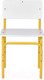 Миниатюра изображения товара Стул детский Фея Мой малыш / 0002742.29 (белый/желтый)