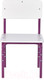 Миниатюра изображения товара Стул детский Фея Мой малыш / 0002742.30 (белый/фиолетовый)