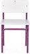 Миниатюра изображения товара Стул детский Фея Мой малыш / 0002742.30 (белый/фиолетовый)