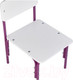 Миниатюра изображения товара Стул детский Фея Мой малыш / 0002742.30 (белый/фиолетовый)