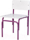 Миниатюра изображения товара Стул детский Фея Мой малыш / 0002744.30 (белый/фиолетовый)
