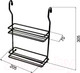 Миниатюра изображения товара Полка для специй на рейлинг AKS CWJ116B (черный)